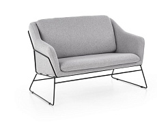 Купить Софа HALMAR SOFT 2 XL серый/черный в Гомеле: цена, характеристики, фото