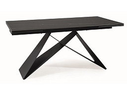 Купить Стол обеденный SIGNAL WESTIN Ceramic Sahara Noir черный/черный мат 160-240/90 в Гомеле: цена, размеры, фото, характеристики